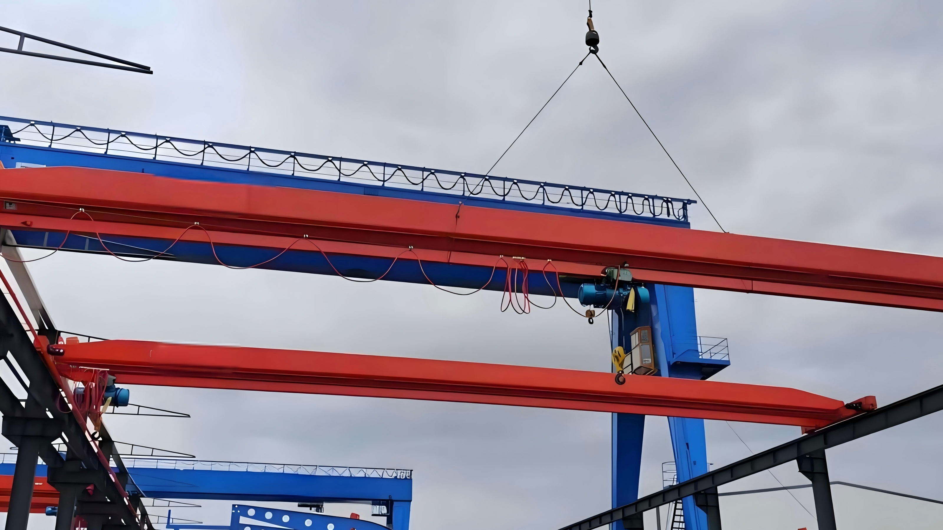 Crane equipment and manufacturing facilities from customer-supplied photography