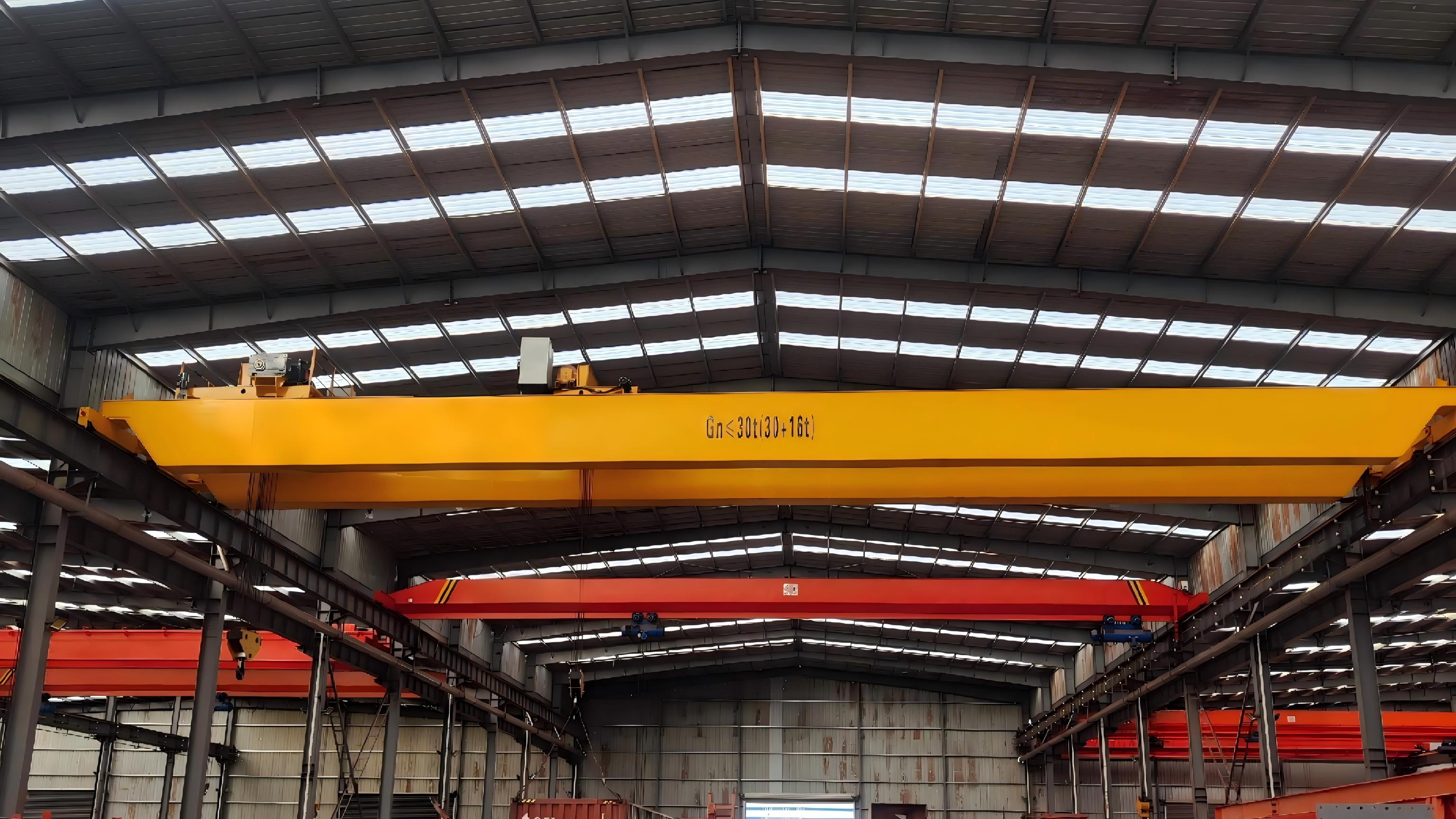 Crane equipment and manufacturing facilities from customer-supplied photography