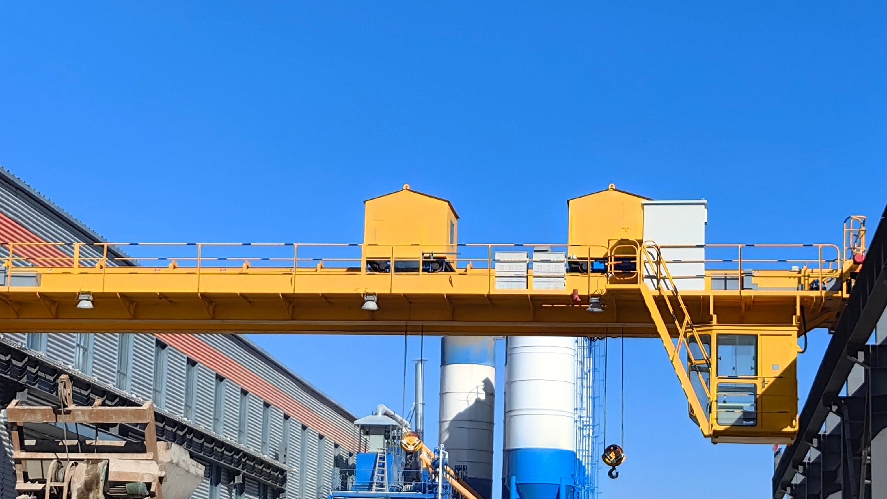 Crane equipment and manufacturing facilities from customer-supplied photography