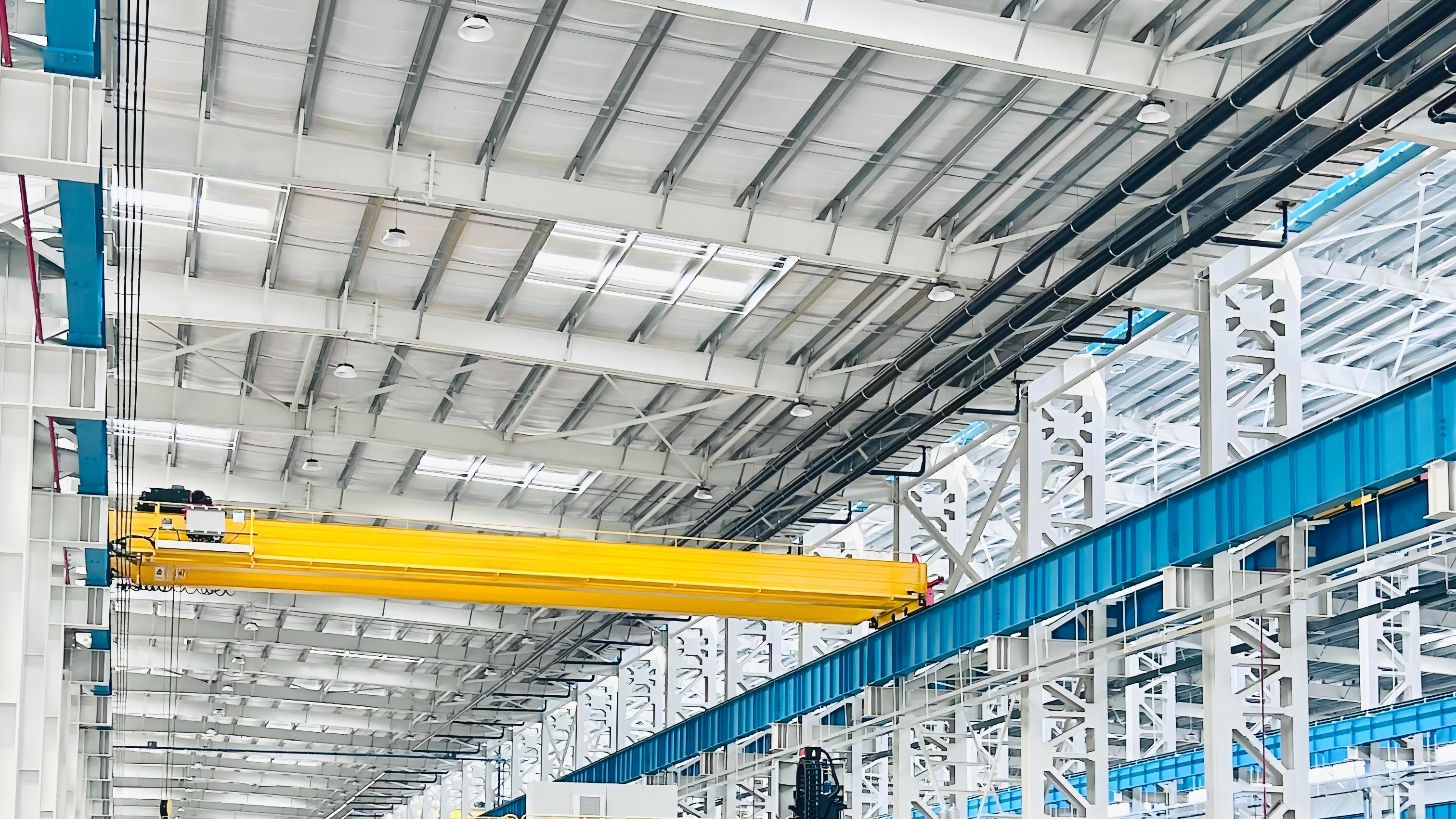 Crane equipment and manufacturing facilities from customer-supplied photography