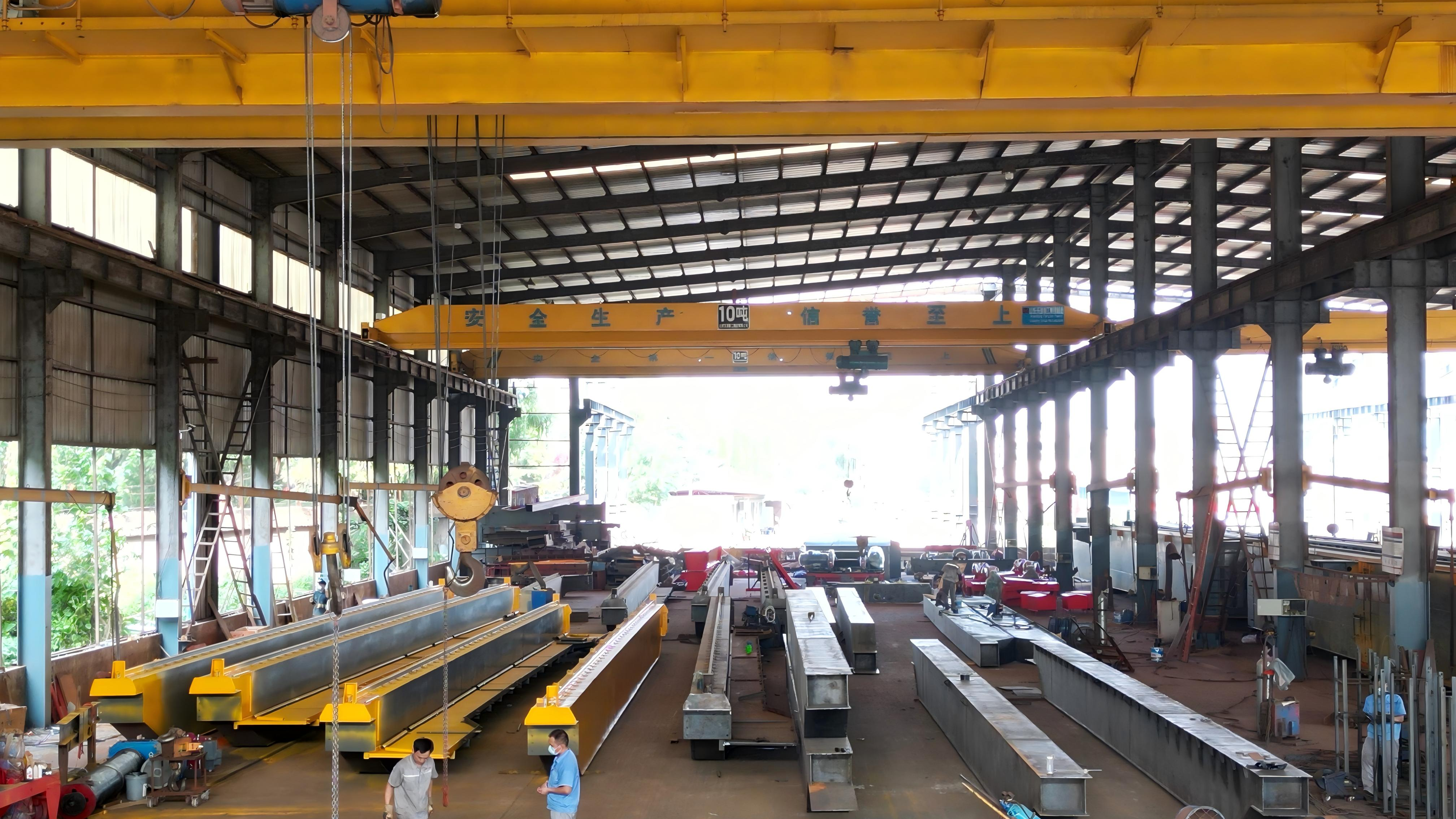 Crane equipment and manufacturing facilities from customer-supplied photography