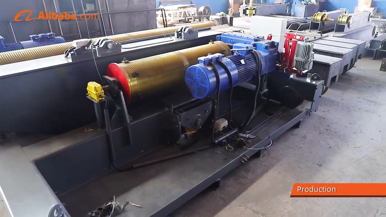 Actual frame from the customer-supplied crane demonstration or assembly video